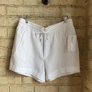 Athleta Women's White Linen Shorts